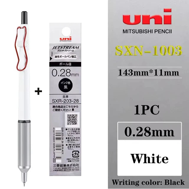 Uni SXN-1003 JETSTREAM EDGE Ballpoint Pens Ultra-fine Luxury Men's Pen, Small-word Annotations Fine Writing Japanese Stationery