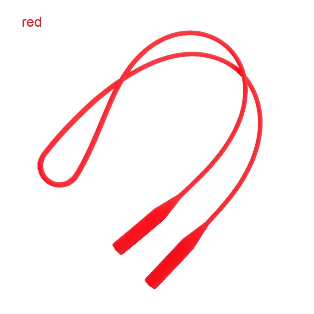1PC Silicone Eyeglasses Straps Candy Color Elastic Reading Glasses Chain Sports Cord Holder Sunglasses Anti Slip String Ropes