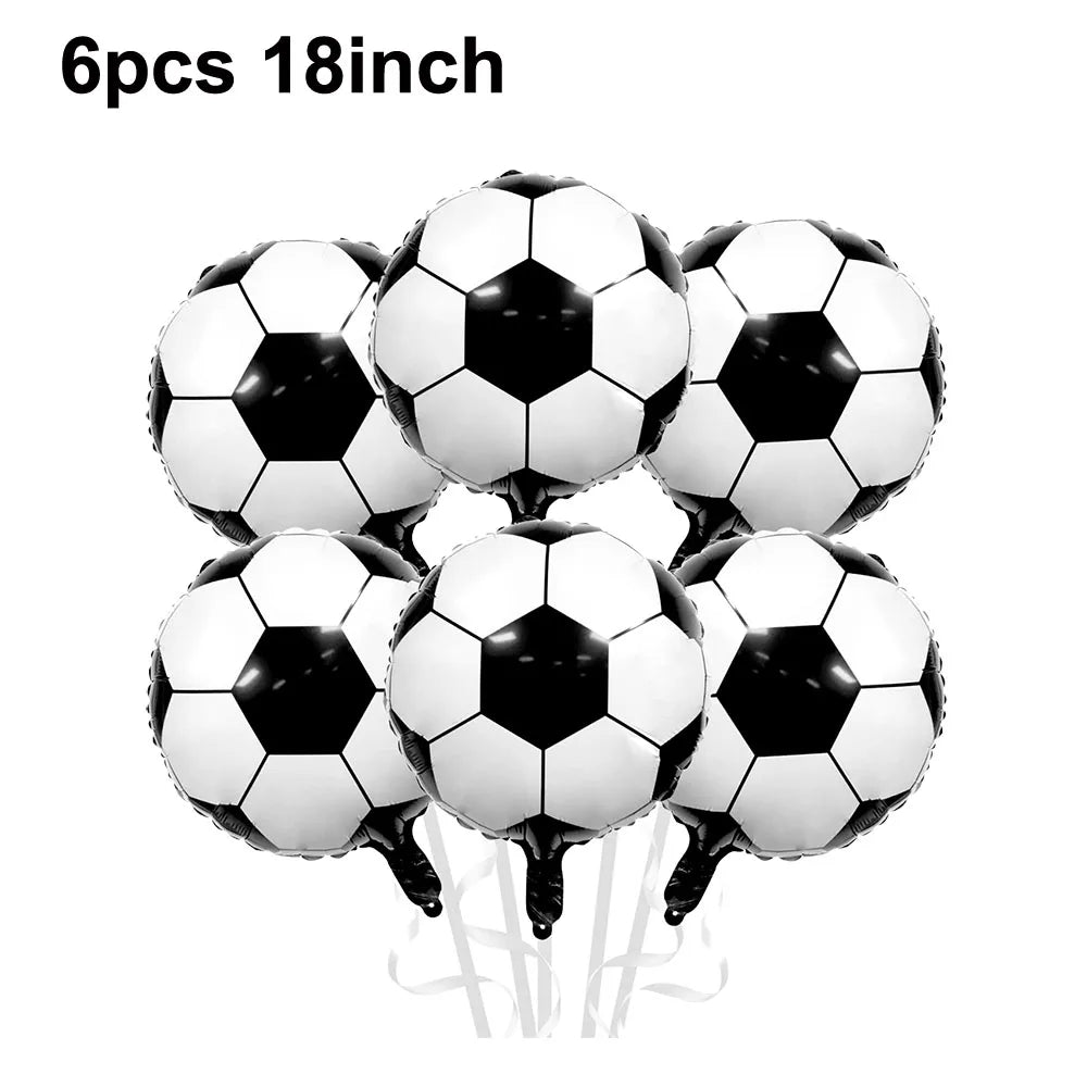 Soccer Party Disposable Tableware Paper Plates Cups Napkins Tablecloth Soccer Birthday Party Decoration