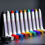 Solid Paint Marker Oil-based Ink Waterproof High Temperature Resistant for Writing Marks on Metal Wood Plastic Glass Stone