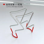 Cafe Drip Bag Coffee Holder,Stainless Steel Coffee Filter Holder,Outdoor Japanese Style Hanging Ear Coffee Holder,Portable Stand