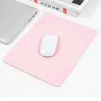 Small Size Office Home Mouse Pad PU Non-Slip Gaming Desktop Mouse Pad Waterproof Anti-Scratch Easy To Clean Mat For PC Laptop