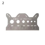Screw Thread Pitch Gauge Ruler Measuring Tool Bolt Nut Metric Machining Threads Screw Cutting Gauge Angle Model Measuring