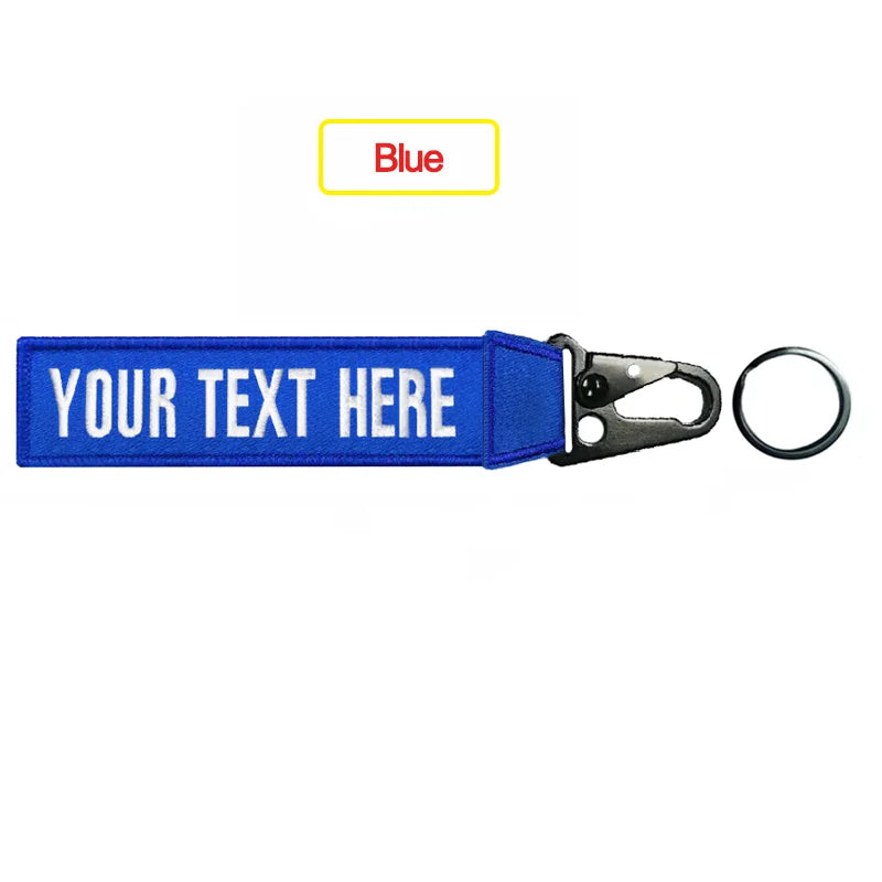 Customized Luggage Tag, Personalized Keychain, Name Patch, Embroidery Accessories for Suitcase and Bag, Luxury Eagle Beak Buckle