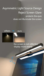 LED Desk Lamp Monitor Light Bar PC Computer Dimmable Screen Light 33cm 50cm Office Study Reading Hanging Table Lamp USB Powered