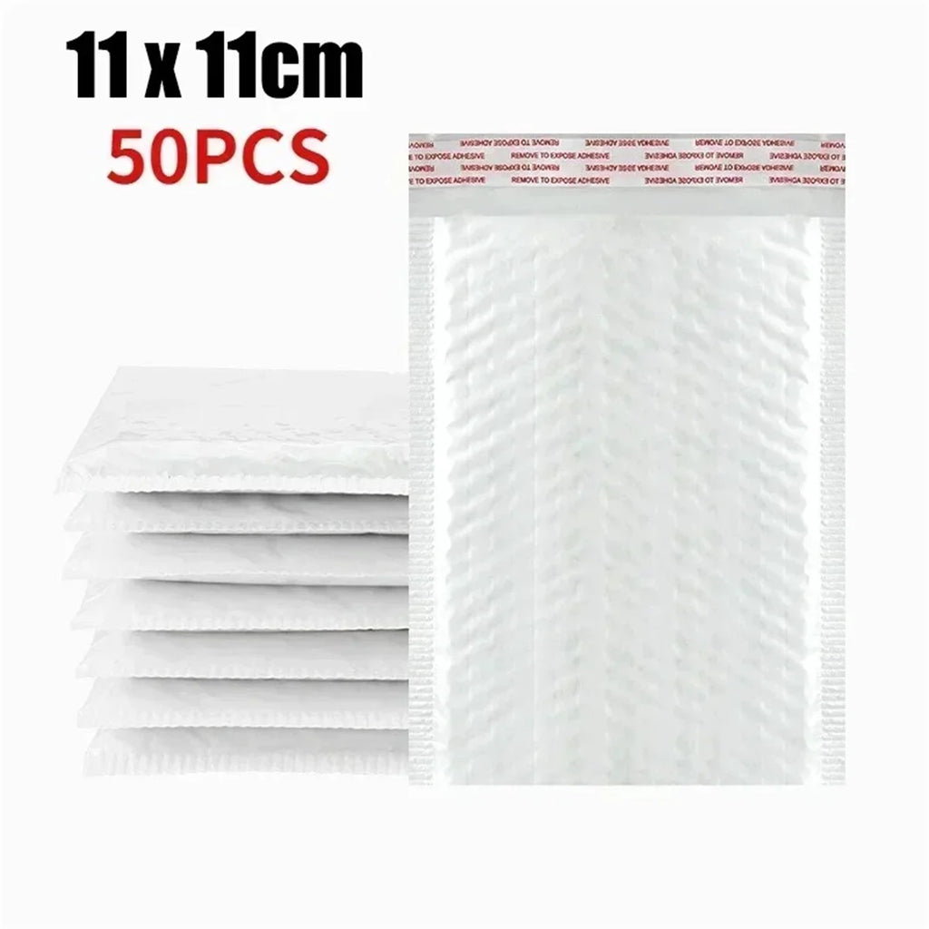 11/15/23cm White Bubble Envelopes Convenient Thicken Waterproof Shockproof Bubble Mailers Envelope Bags Self Seal Packing Bag
