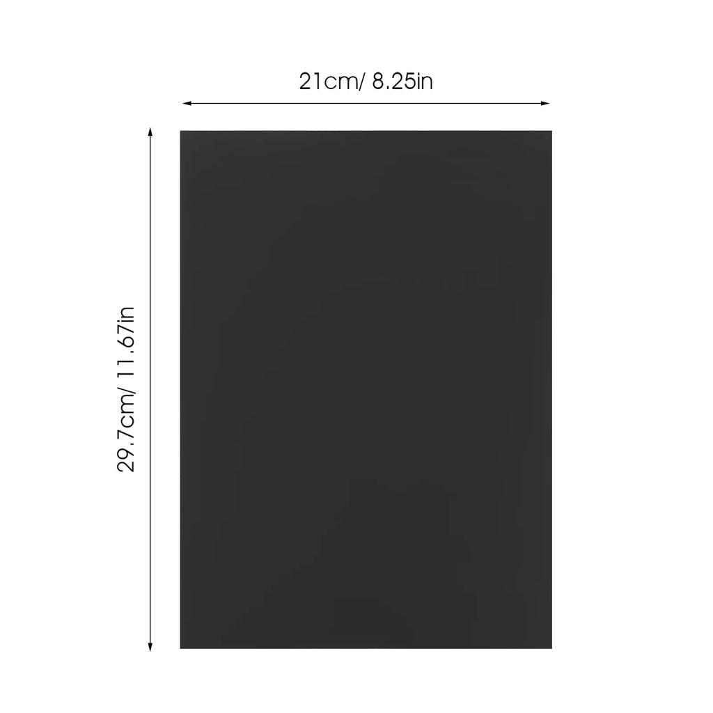 20 Sheets Black A4 Paper Premium Card Stock for DIY Crafts Handmade Art Drawing and Origami Activities Black A4 Card