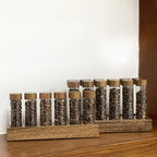 Coffee Beans Storage Container Tube Display Rack Tea Bottle Glass Single Dose Espresso Accessory Coffeware Set Barista Tool Gift