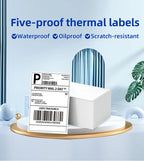 Fulet Hot Selling 4X6 10x15cm 100x150mm 500 Labels Fanfold Thermal Shipping Label compatible with most of thermal printers