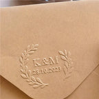 Customize Embossing Stamp Wedding Monogram Embosser Stamp,Personalized 2 initials Embosser Stamp,Wedding gift,hand held embosser