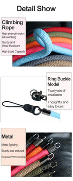 Camera Shoulder Strap Lanyard for Nikon Panasonic Canon Leica Sony Pentax Fujifilm Micro Single Camera Neck Strap Sony A7M4 Fuji