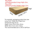 20Pcs Beige Mailing Post Bag Thicken Express Packaging Bag Self Adhesive Printing Clothing Courier Toy Storage Organizer Mailer