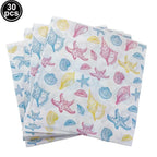 Ocean Animals Theme Disposable Tableware Plates Napkins Cup Paper Straws Whale Turtle Balloon Under The Sea Birthday Party Decor