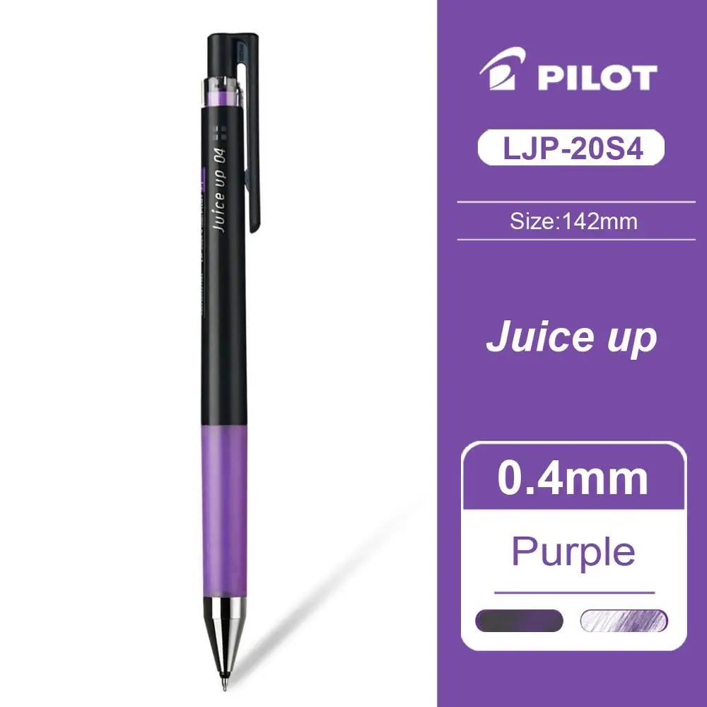 Pilot Juice Up 0.4mm Retractable Gel Ink Pen ST Nib Black Pen Quick-drying Smooth DIY Hand Account LJP-20S4 School Stationary