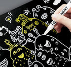 1/3/6Pcs White Marker Pens Acrylic Paint Pen for Rock Ceramic Glass Tire Metal Canvas Waterproof Painting White Marker