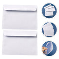100Pcs White Confidential Envelopes Security Print Long-Lasting Paper Versatile Use Business Legal Letters Cash Storage Secure