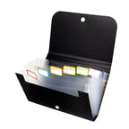 Portable Receipt Folder Accordion Folder A6 Size Expandable File Wallet for Ideal for School Student Office Business Sta