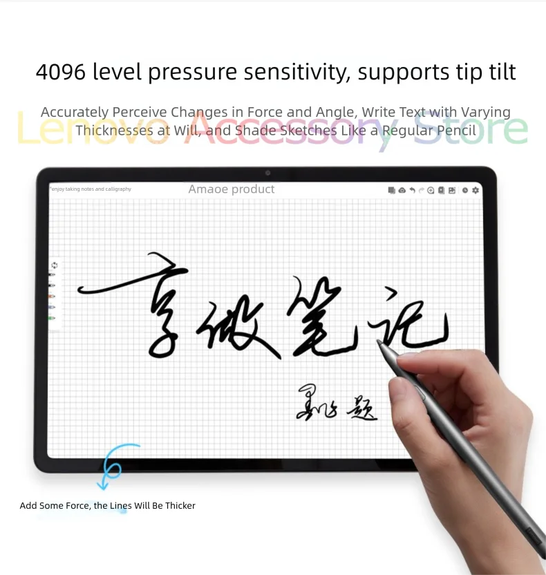 Original Stylus Pen 2023 AP501U TypeC Charging Tab Pen Plus Magnetic Precision for Lenovo Xiaoxin Tablet Pad 2024 Tab 2025 Y700