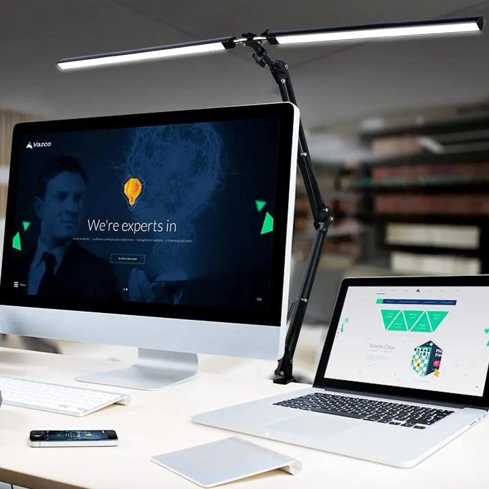 LED Desk Lamps Stepless Dimmable Led Computer Monitor Light USB Table Lamp for Office Study Reading Lighting Fixture