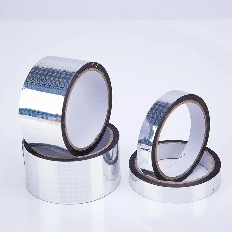 30/50M Self-Adhesive Decorative Laser Tape DIY Glitter Party Gift Packing Home Decor Tape Hot Stamping Sticker Gold Silver Tape