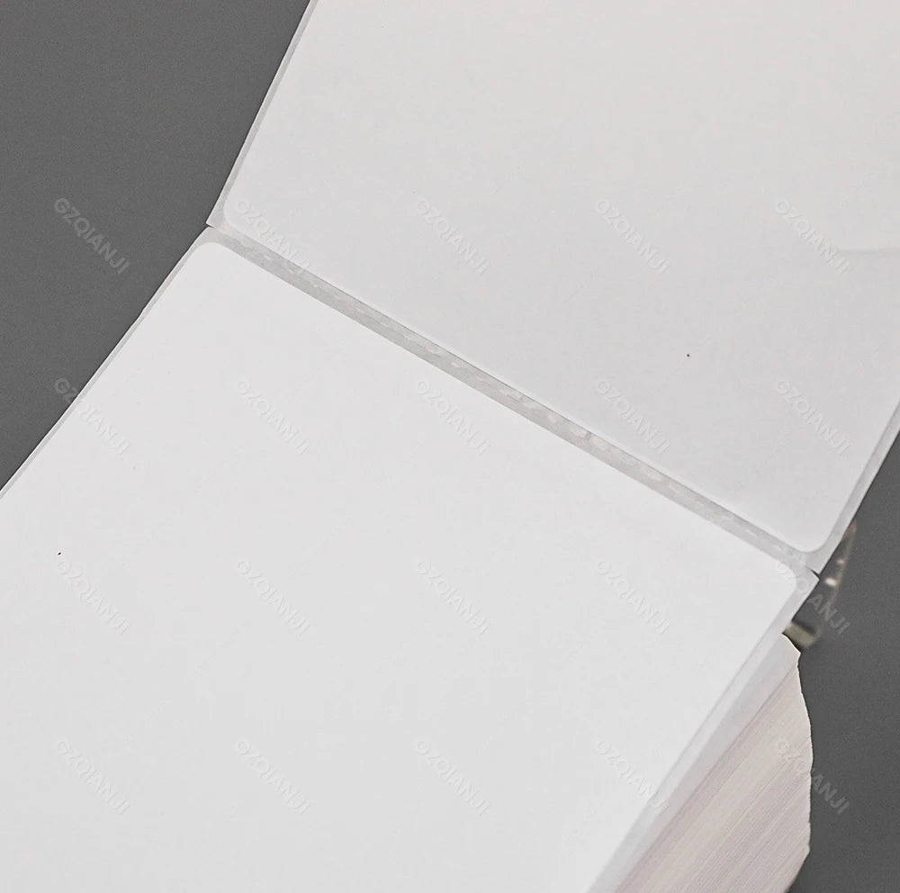 100mm Direct Thermal Labels 100/500 pcs Per Stacked Strong Adhesive Labels Resistant to Water Grease For shipping label 4inch