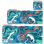 XXL Black and White Strata Liquid 900x400 Mouse Pad Computer Laptop Anime Keyboard Mouse Mat Large Mousepad Keyboards Desk Mat