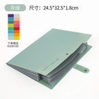 Accordion File Organizer 8 Pockets Expanding File Folder with Labels A4 Letter Document Paper Organizer for School Office
