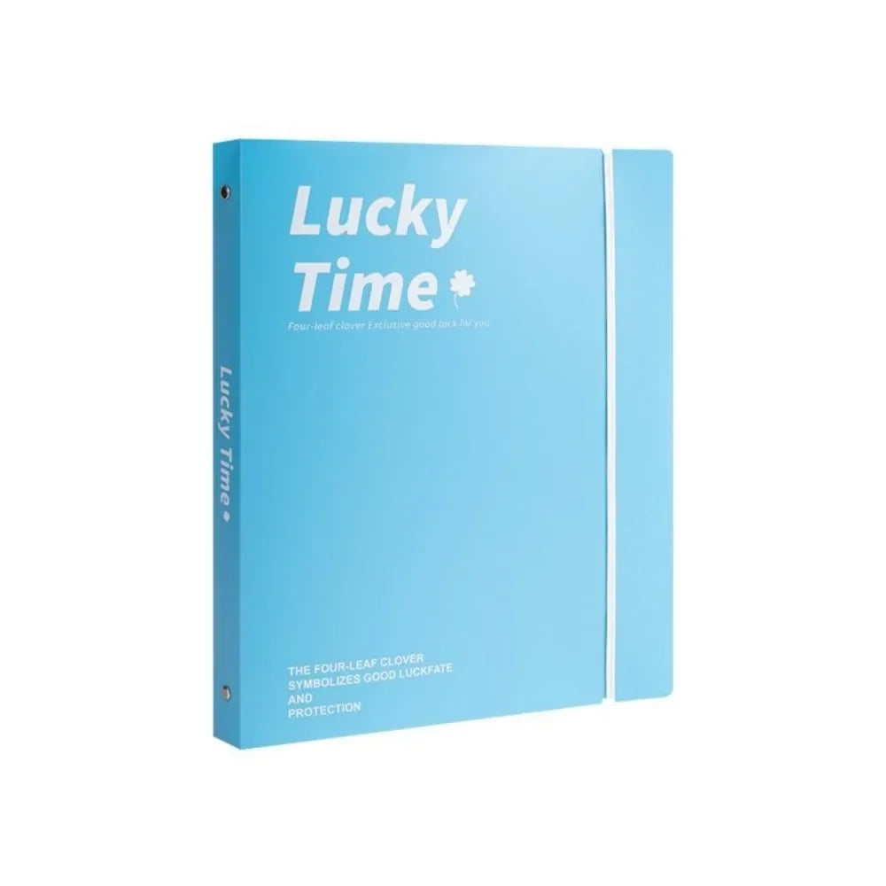 New PP A4 File Folder 3 Hole Dustproof Binder Folders Large Capacity Waterproof Loose-leaf Folder School Supplies