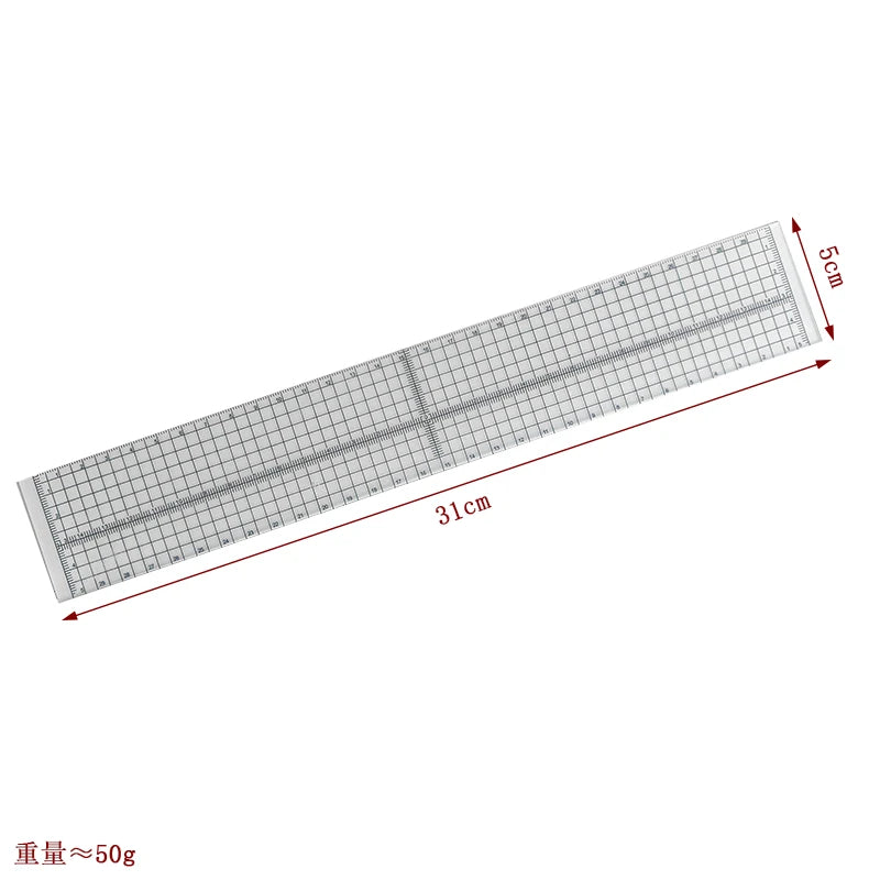 Yokoyama Acrylic Sewing Ruler For Patchwork Measuring Drawing Dressmaker Yardstick DIY Craft Quilting Cutting Accessories Tool