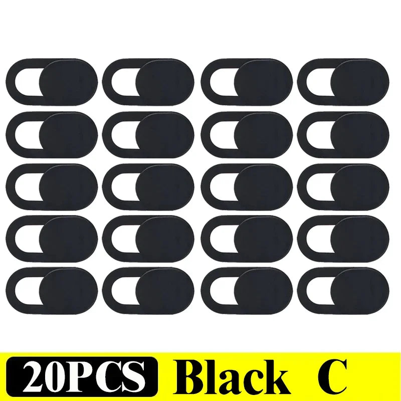 20-1PCS Webcam Cover Mobile Computer Lenes Camera Cover for iPhone Samsung Anti-Peeping Protector Shutter Slider Privacy Sticker
