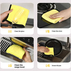 Microfiber Car Cleaning Towel Car Wash Drying Cloth Household Cleaning Supplies Dish Washing Cloth Hemming Car Detail Wash Towel