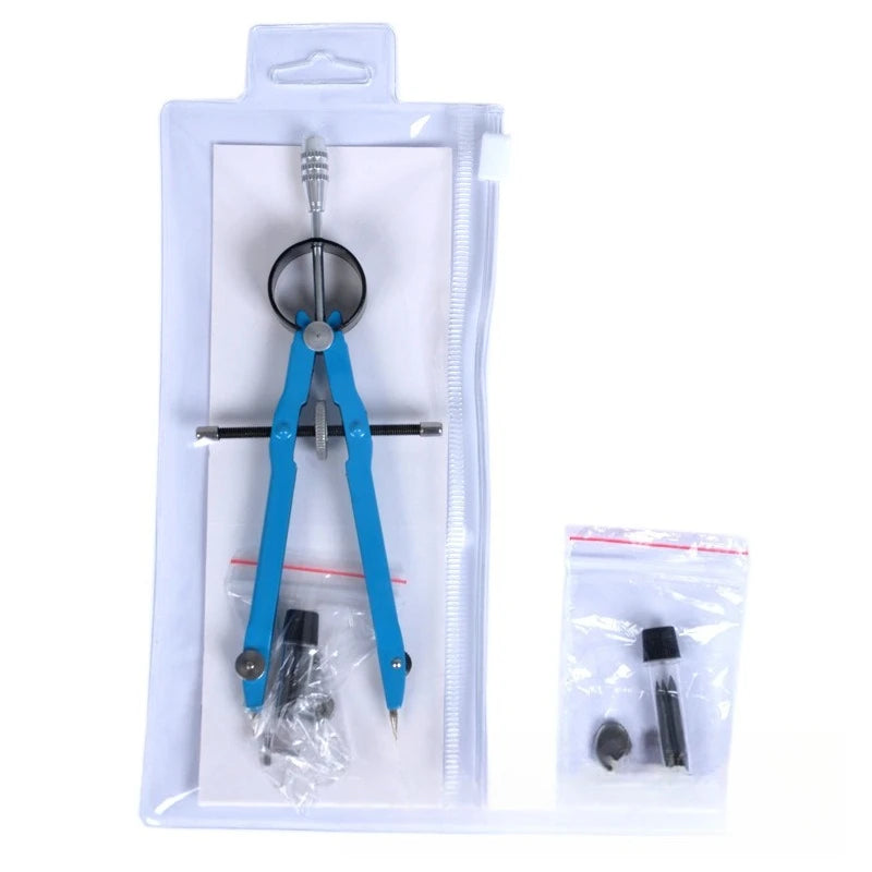 Math and Precision Compass Professional Geometry Set with Lock Metal and Durable Technical Drawing Accessories