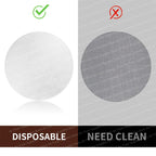 51/54/58/64mm Disposable Paper Filter for Espresso Coffee Maker Unbleached Replacement Coffee Filter Papers for Barista Tools