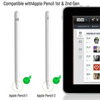 4-1Pcs Replacement Pencil Tips for Apple Pencil 1 2 3 Pro/USB-C Silicone Protective Cap Touch Screen Stylus Pen Nibs for IPencil