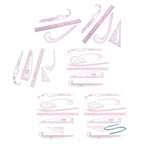 French Curve Ruler Set Tailor Pattern Making Clothes Drawing Template Fashion Design Measure Ruler for Tailors Designers