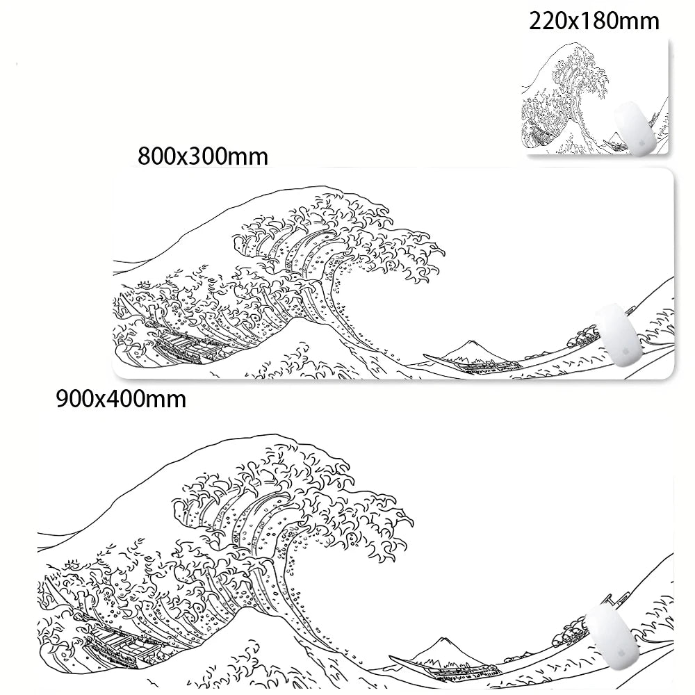 Large Gamer Mouse Mat Gaming XXL Mouse Pad Great Wave Gaming Mouse Pad Office Table Carpet Gaming Mats Computer Big Deskmat