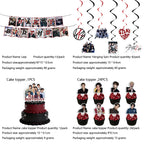 New SK Male Group Birthday Party Theme Decoration Cup Plate Banner Backdrop Gift Bag for Gift Baby Shower Supplies