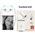 C9 mini HD printer portable sticker label Printer Bluetooth pocket thermal printer with paper for student note inkless printing