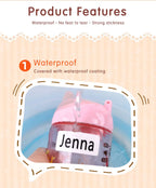 114 Waterproof Personalized White Label Custom Name Sticker Kindergarten Tag Children School Stationery Daily Necessities Labels