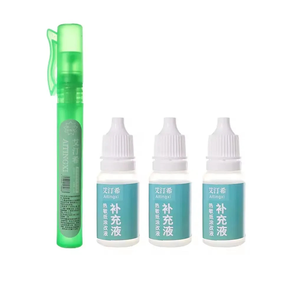 10ml Correction Fluid Information Coverage Liquid Privacy Seal Privacy Cover Security Privacy Spray Thermal Sensitive Paper