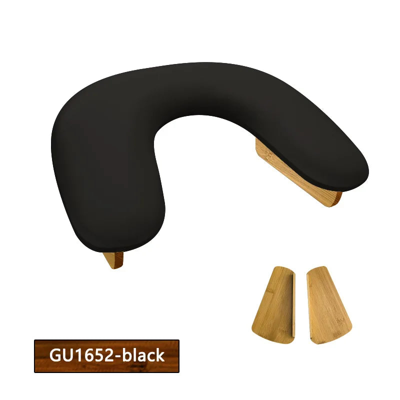 Nail Arm Rest with Rotating Phone Holder, Arm Rest for Nails Tech, PU Leather Nail Tech Arm Rest, U-Shaped Hand Rest