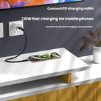Type C Adapte USB 3.2  OTG Fast Charging 120W 10GB High Speed Data Audio Transfer For PC Tablet