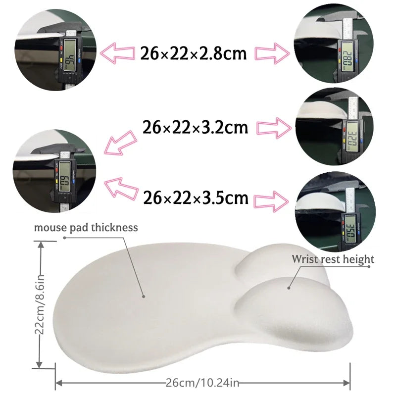 Custom big size 3D Mouse Pad Anime Customization Kawaii Desk Pad with Wrist Rest for mousepad gamer