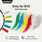 Wireless portable printer color label printer NIIMBOT B18 thermal transfer technology ribbon printing multi-color printing