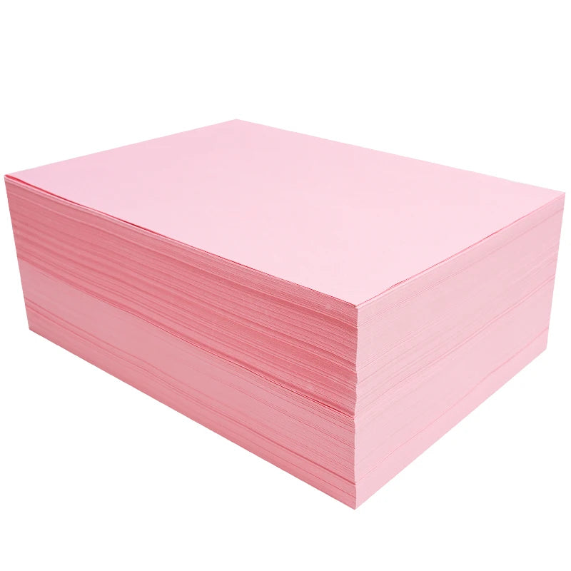 Pink Copy Paper Ppink A4 Paper B5 Printing Paper A5 Color 80G Thickened 140g Gram A3 Color Paper 160G For Handmade Name Brand