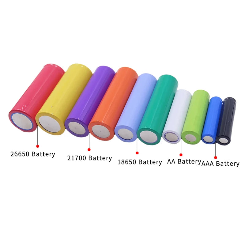 20/100/300pcs 18650/21700/26650 Lipo Battery Wrap PVC Heat Shrink Tube Precut Insulated Film Protection Cover Case Pack Sleeving