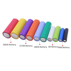 20/100/300pcs 18650/21700/26650 Lipo Battery Wrap PVC Heat Shrink Tube Precut Insulated Film Protection Cover Case Pack Sleeving