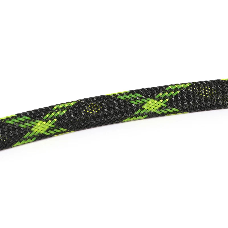 5M Multicolor PET Insulated Braid Sleeving 2mm - 40mm Expandable Wire Cable Sheath Flame-retardant Nylon Braided Mesh Tube DIY