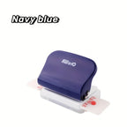 1pc 6-Hole Punch, Loose-Leaf Book DIY Binding Supplies, Notebook Journal Binding Office Paper Cutter-Office