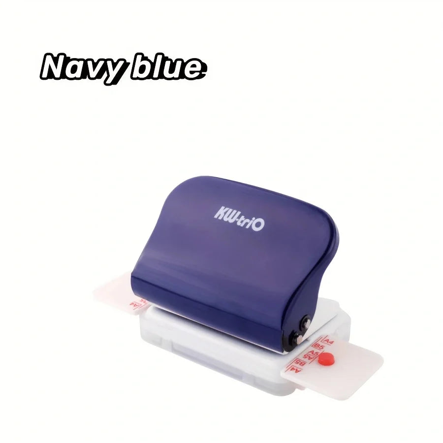 1pc 6-Hole Punch, Loose-Leaf Book DIY Binding Supplies, Notebook Journal Binding Office Paper Cutter-Office